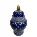 Ginger granatowy złoty marokańska koniczyna M