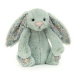 Jellycat króliczek królik miętowy kwieciste uszy 18cm