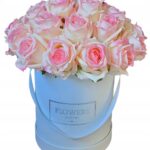 FLower box róże różowo-żółte 26