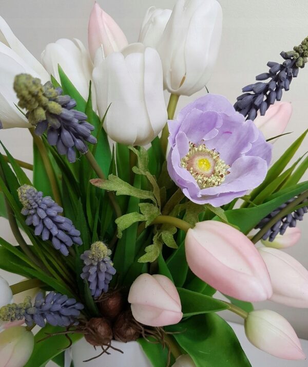Flower box tulipany szafirki i anemony S - obrazek 2