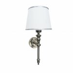 Elegancki kinkiet srebrny 32cm