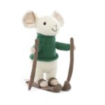 Jellycat myszka na nartach