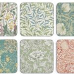 Morris & Co Pimpernel podkładki pod kubek kolorowe kwiaty 10cm