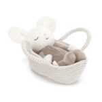 Jellycat myszka w koszyczku 19cm