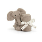 Jellycat Lux szmatka kocyk słoń beżowy 34cm