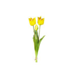 Bukiet tulipanów żółtych naturalnych w dotyku