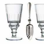 La Rochere kpl. 2 kieliszki z łyżeczką Absinthe 280ml