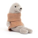 Jellycat maskotka foka foczka w sweterku 14cm