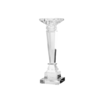 Elegancki kryształowy świecznik 31cm