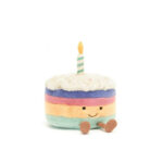Jellycat maskotka tort torcik tęczowy ze świeczką 18cm