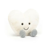 Jellycat maskotka serce kremowe 11cm