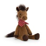 Jellycat maskotka przytulanka konik koń z chustą 35cm