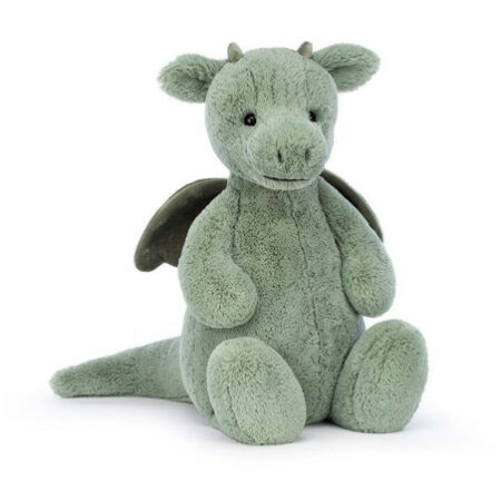 Jellycat maskotka smok miętowo-szary 94cm