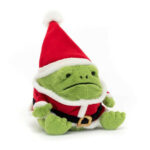 Jellycat maskotka deszczowa żaba Ricky Święty Mikołaj 16cm