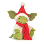 Jellycat maskotka gremlin w stroju Świętego Mikołaja 27cm