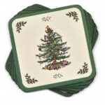 Pimpernel świąteczne podkładki na stół pod kubek choinka 6szt.