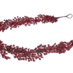 Girlanda świąteczna czerwone owoce głogu 170cm
