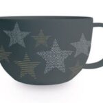 PPD porcelanowy duży świąteczny kubek gwiazdy 550ml