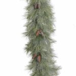 Zimowa świąteczna girlanda sosna z szyszkami 180cm