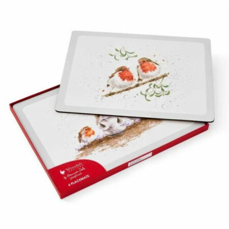 Pimpernel zimowe podkładki duże na stół pod talerz zwierzęta 40cm