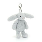 Jellycat maskotka breloczek królik króliczek srebrny
