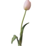 Tulipan jasnoróżowy gumowy silikonowy 38cm