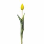 Tulipan żółty pąk gumowy real touch 40cm