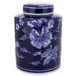 Amfora ceramiczna waza ozdobna kwiaty 25cm