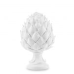 Figurka karczoch ozdobny biały 35cm