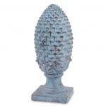 Figurka karczoch ozdobny niebieski 54cm