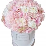 Flower box hortensje róże i goździki L