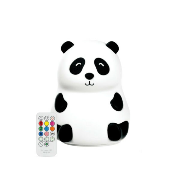Rabbit & Friends lampka silikonowa na pilota miś panda