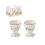 Easy Life 2 kieliszki porcelanowe na jajka Wielkanoc