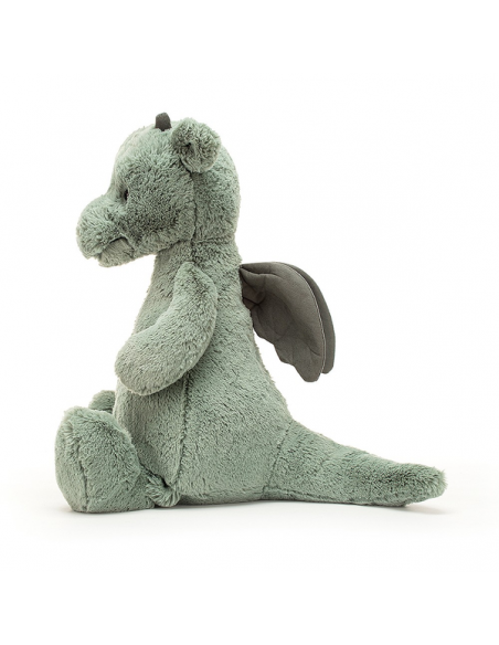 Jellycat maskotka smok miętowo-szary 31cm - obrazek 2