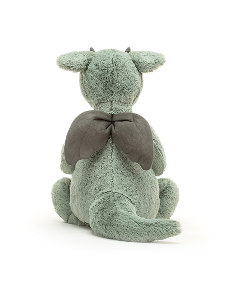 Jellycat maskotka smok miętowo-szary 31cm - obrazek 3