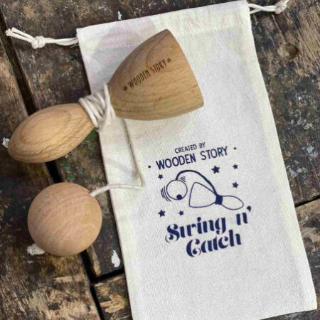 Wooden Story drewniana gra huśtaj i łap