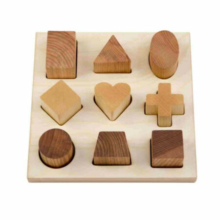 Wooden Story drewniane klocki sortowanie kształtów