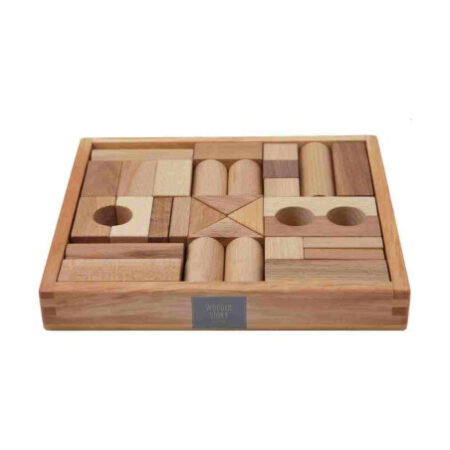 Wooden Story drewniane klocki w skrzynce