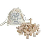 Wooden Story drewniane klocki surowe 50 elementów