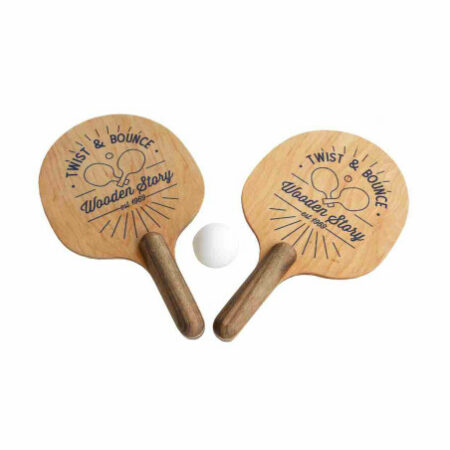 Wooden Story drewniane paletki do gry obróć i odbij