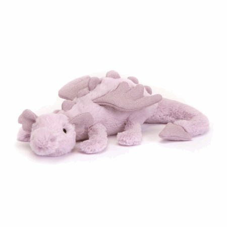 Jellycat maskotka przytulanka smok lawendowy fioletowy 26cm