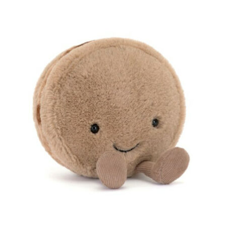 Jellycat wesoły makaronik czekoladowy 12cm