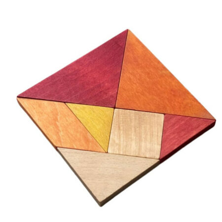 Wooden Story drewniane klocki tangram w woreczku