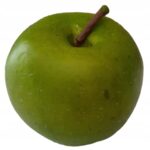 Zielone jabłko sztuczne owoce