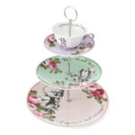 Kitchen Craft patera piętrowa porcelanowa Alicja w Krainie Czarów