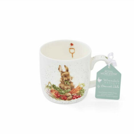 Royal Worcester kubek porcelanowy królik zając w warzywach