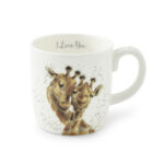 Royal Worcester kubek porcelanowy zakochane żyrafy 400ml