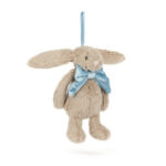 Jellycat króliczek królik z kokardką zawieszka 13cm