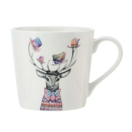 Mikasa kubek porcelanowy w pudełku jeleń 380ml