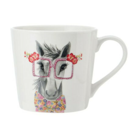 Mikasa kubek porcelanowy w pudełku koń 380ml